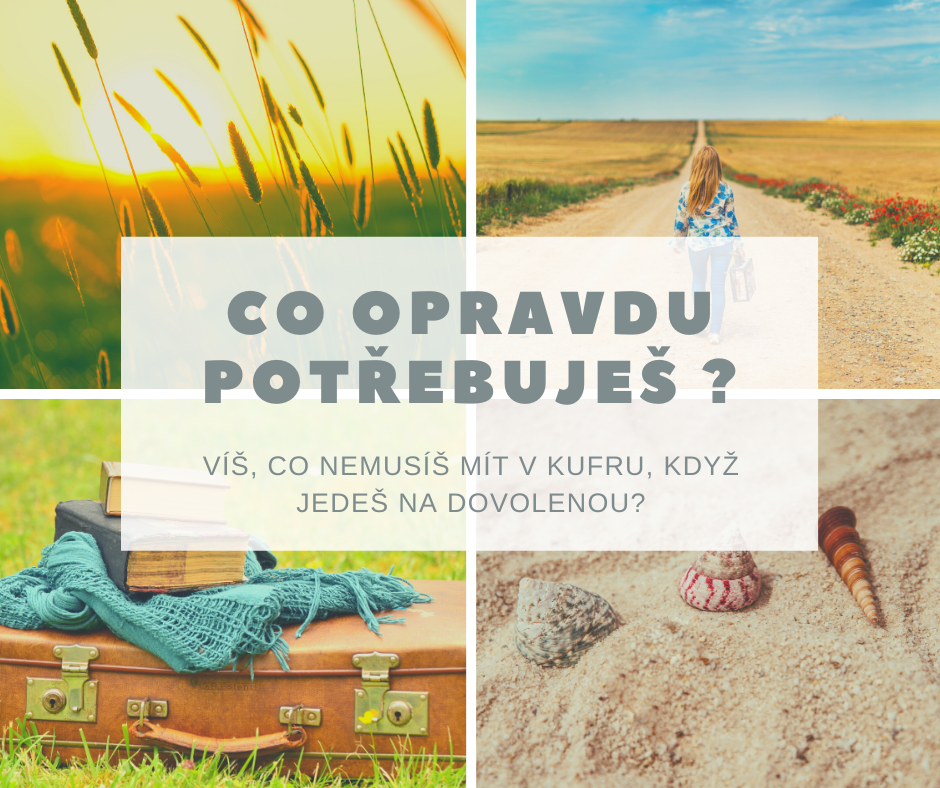 CO OPRAVDU POTŘEBUJEŠ _